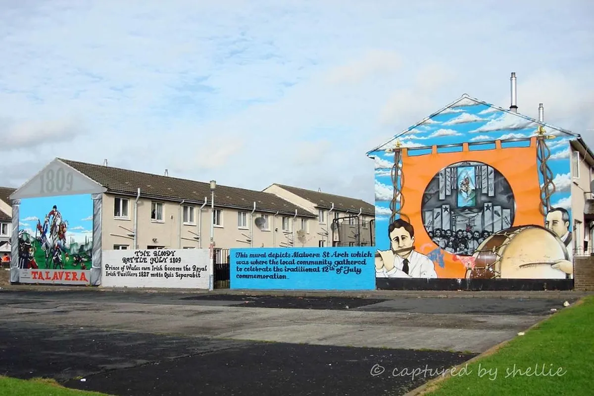 Afternoon: Black Taxi Tour of Murals