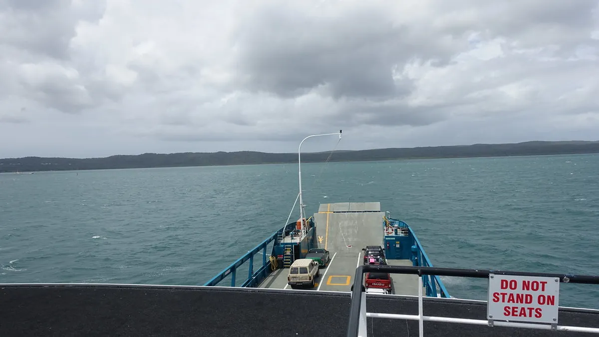 Morning: Ferry to Moreton Island