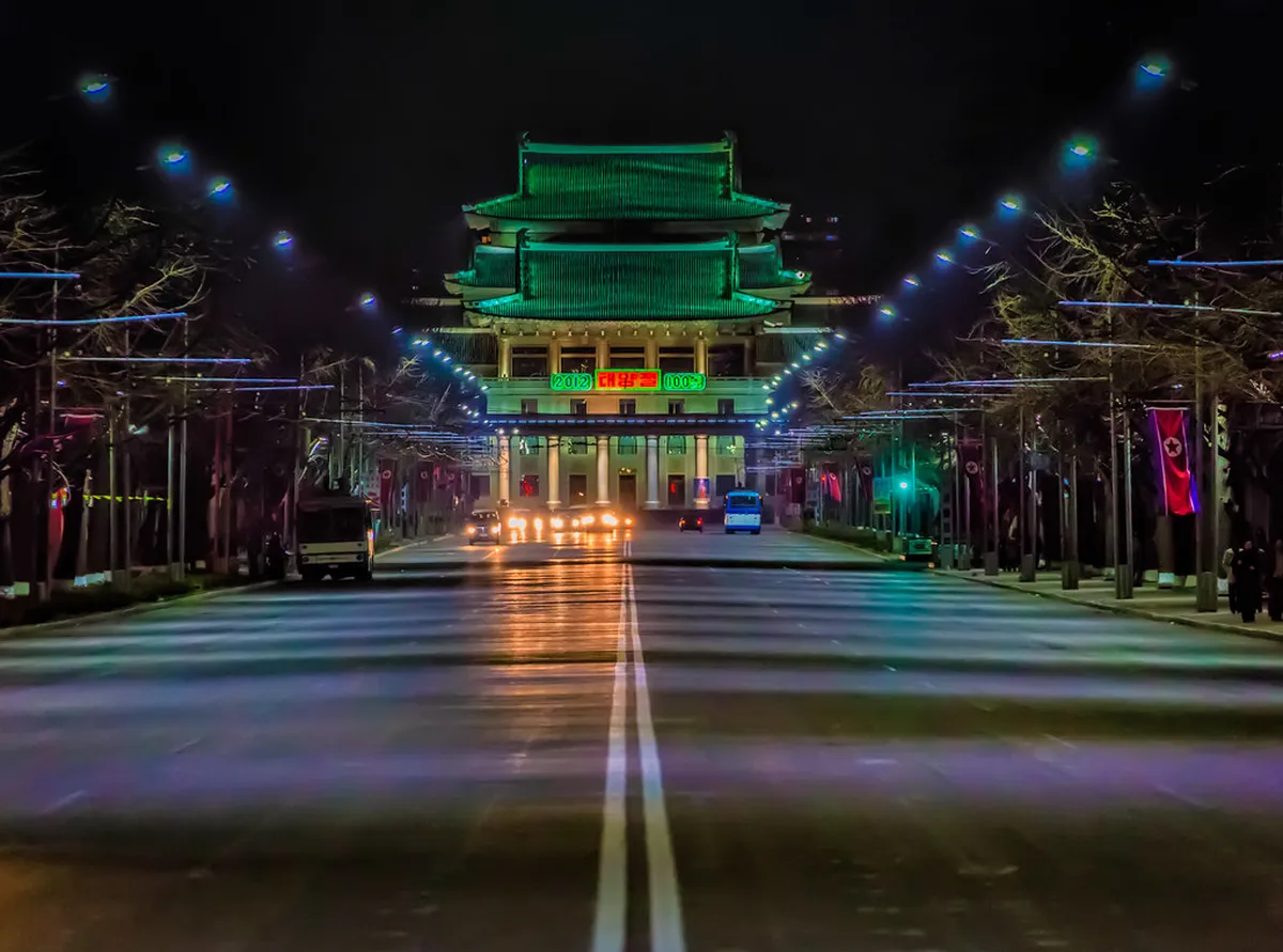 Afternoon: Pyongyang Grand Theatre