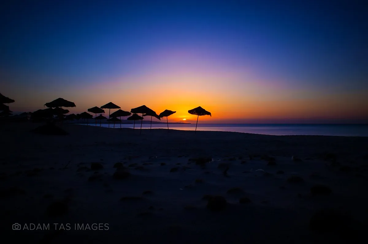 Evening: Sunset at the Beach