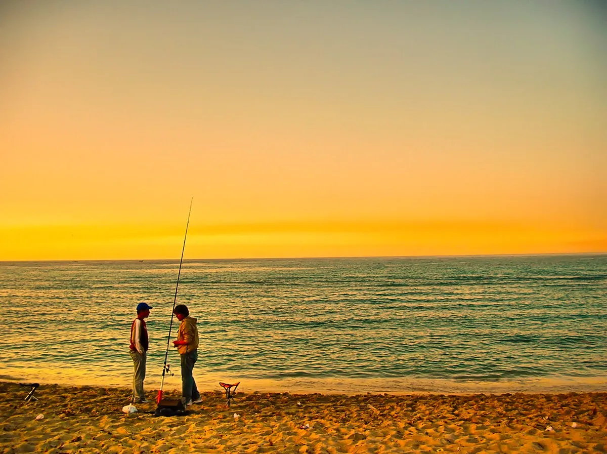 Evening: Sunset at the Beach