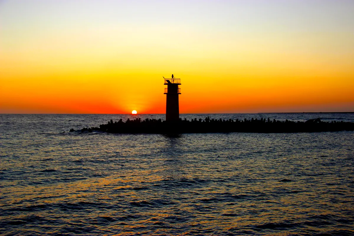 Evening: Sunset at the Lighthouse