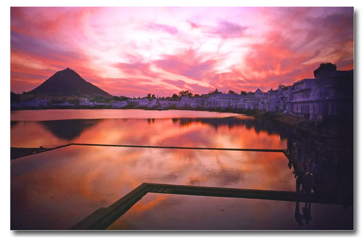 Evening: Sunset Views Over Pushkar Lake